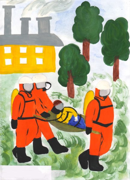 Рисунки посвященные МЧС