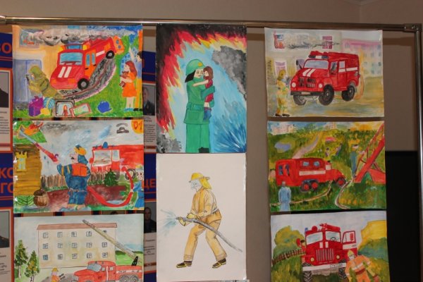 Рисунок на пожарную тему