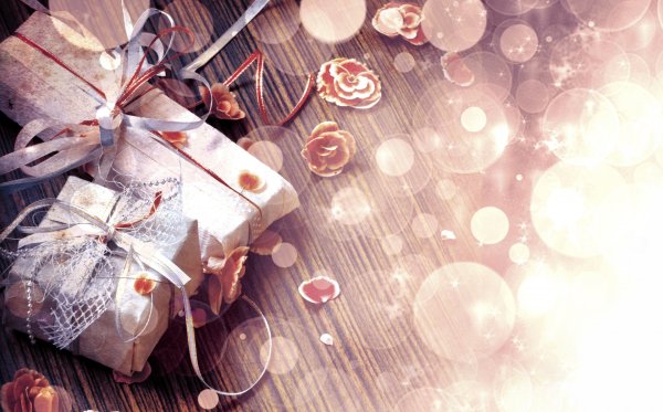 Красивый фон с подарками