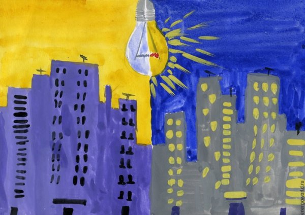 Рисунки ко Дню энергетики