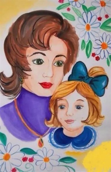 Рисунок ко Дню матери
