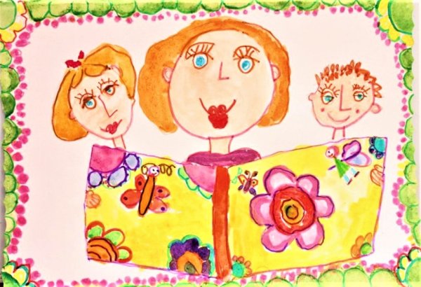 Рисунок ко Дню матери