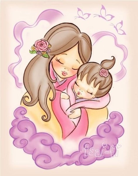 Рисунок ко Дню матери