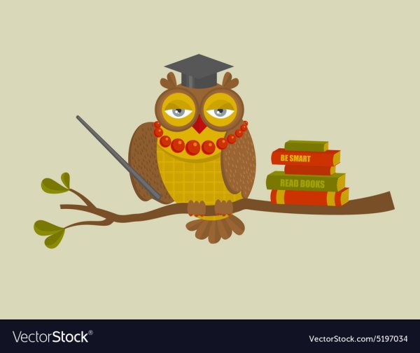 Аппликация Сова учитель