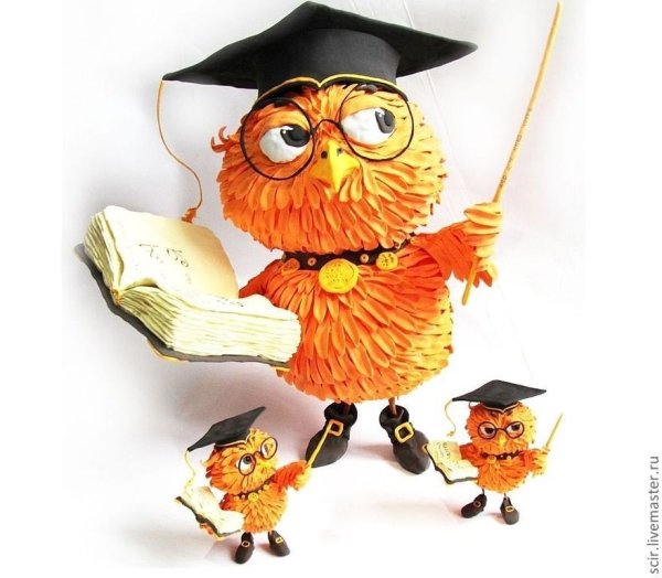 Фигурка Сова учитель