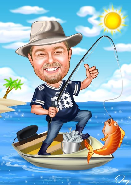 Шарж мужчина