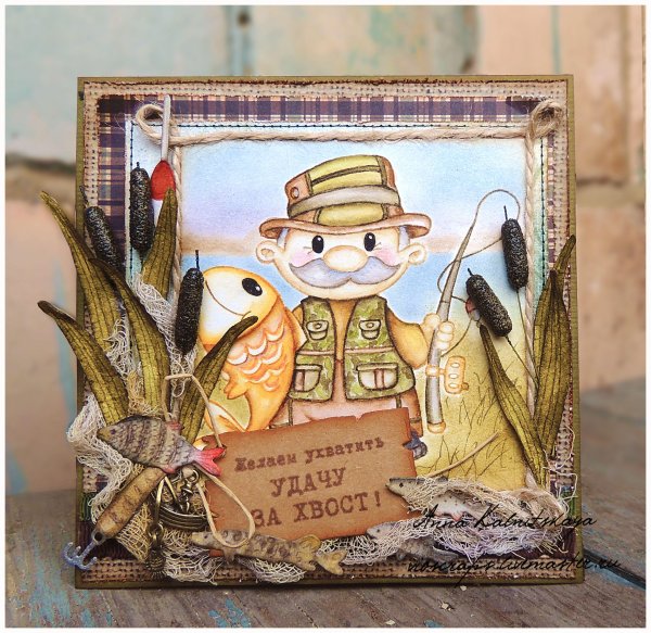 Торт для рыбака