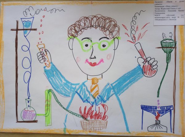 Наука глазами детей рисунки на конкурс