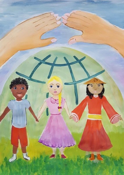 Рисование на тему Дружба народов