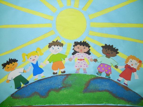 Рисование день защиты детей