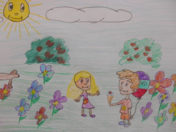 Рисунки на тему Дружба для детей