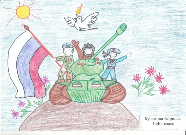 Рисунок на тему защитники Отечества