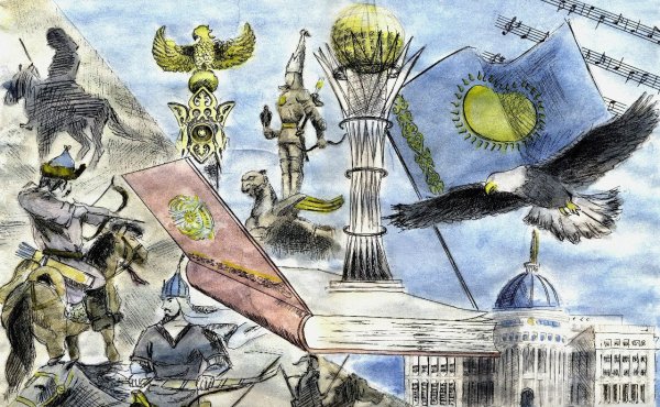 Рисунок на тему Казахстан