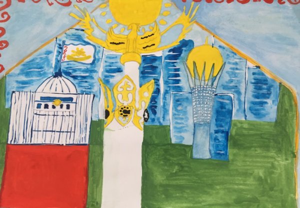 Рисунки на тему независимость Казахстана