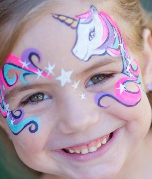 Аквагрим для детей Единорог