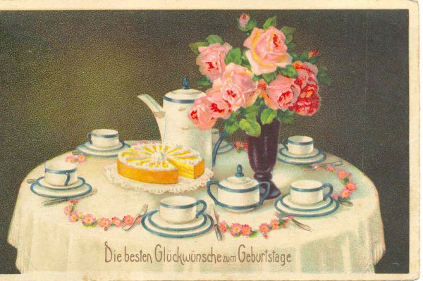 Натюрморт праздничный стол