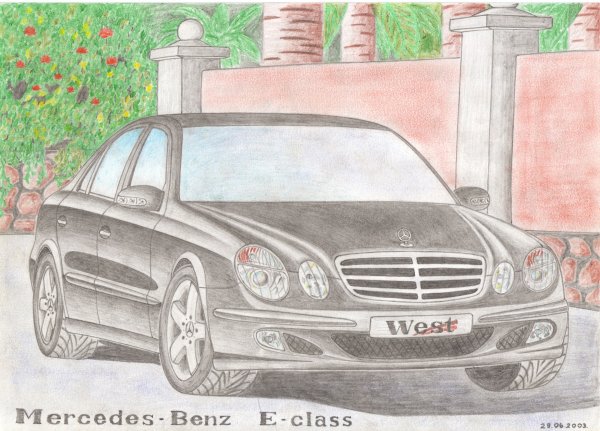 Рисунок на день рождения машина