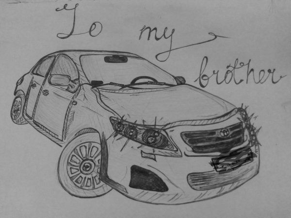 Нарисовать машину Тойота