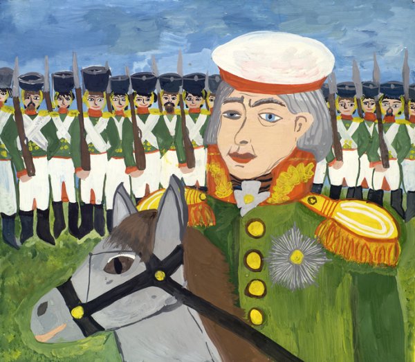 Рисунок недаром помнит вся Россия