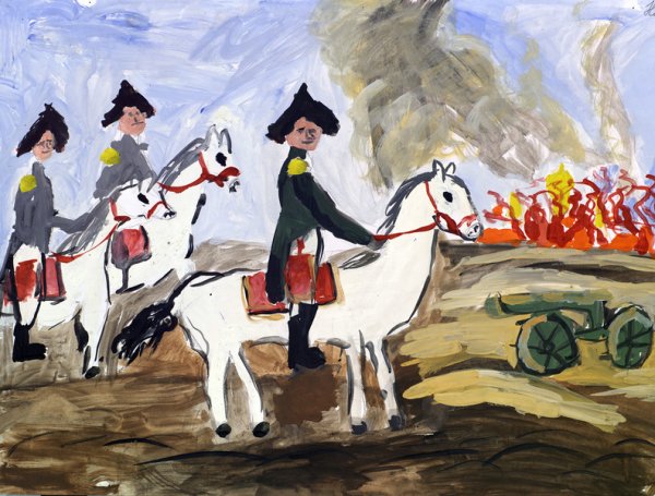 Иллюстрации к Бородино Лермонтова Москва 1812