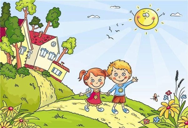 Летний рисунок для детей