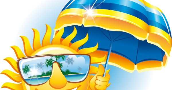 Прикольные летние рисунки