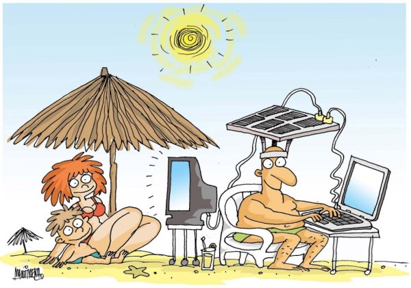 Летние карикатуры