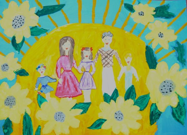 Рисунок на тему день семьи