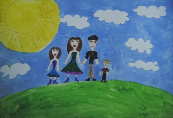 Семья рисунок