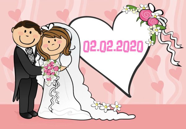 Свадебные рисунки прикольные