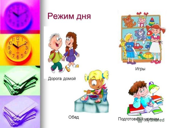 Распорядок дня школьника