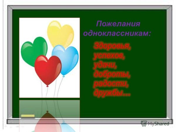 Пожелания одноклассникам