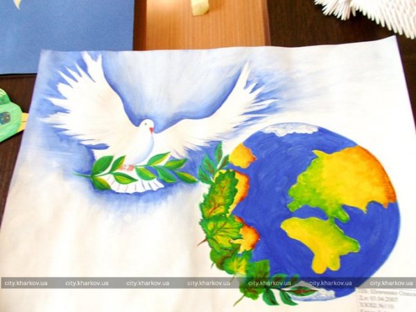 Международный день мира рисунки