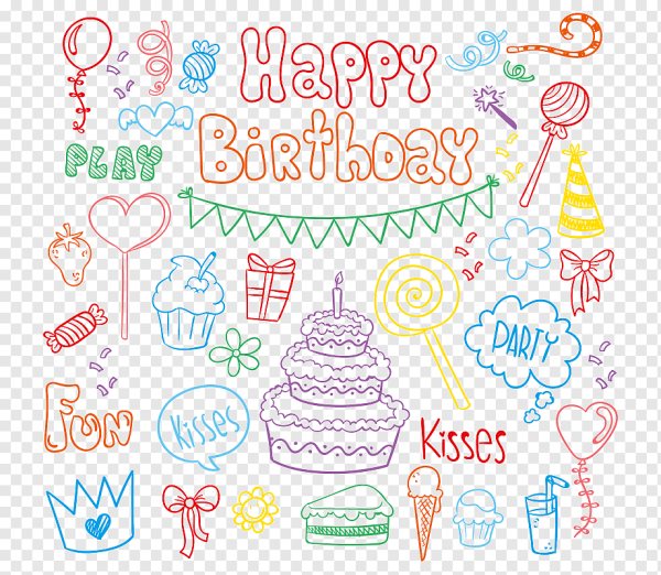 С днем рождения вектор