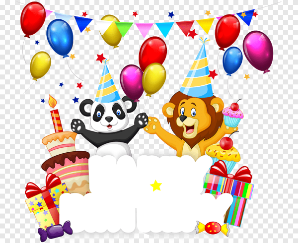 Открытка с днем рождения вектор