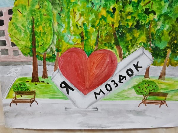 Рисование праздничный город