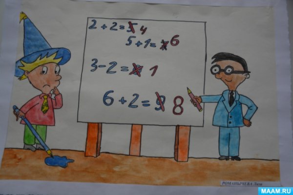 Рисунок на тему математика