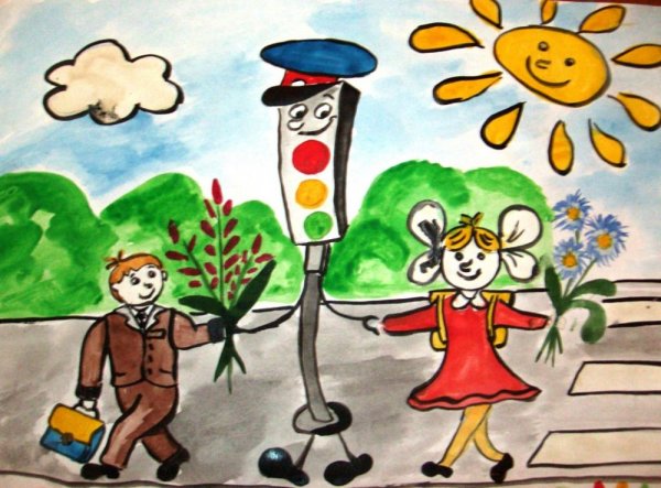 Рисунки по ПДД