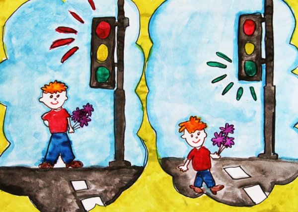 Безопасная дорога глазами детей