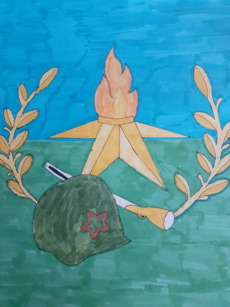 Неизвестный солдат детские рисунки