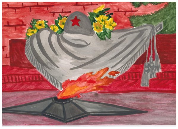 Неизвестный солдат детские рисунки