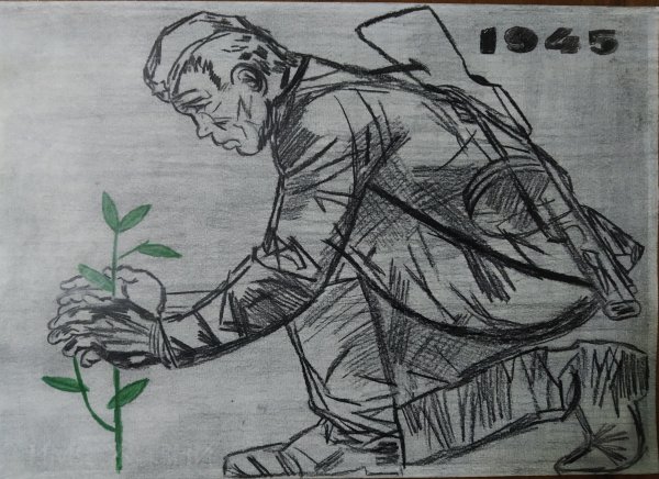 Неизвестный солдат детские рисунки