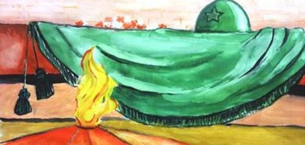 Рисунок на тему они защищали родину