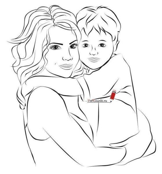 Рисунок мамы