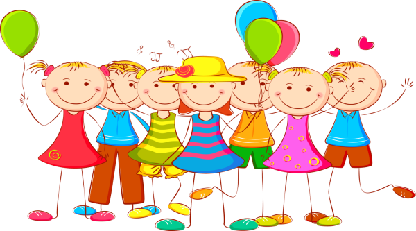 Дети лагерь вектор