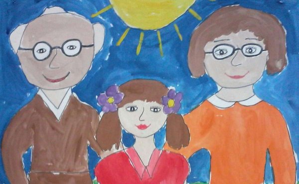 Рисунок ко Дню пожилого человека