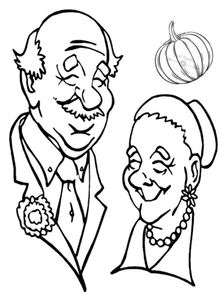 Детские рисунки ко Дню пожилого человека