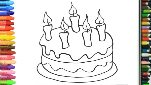 Торт для срисовки