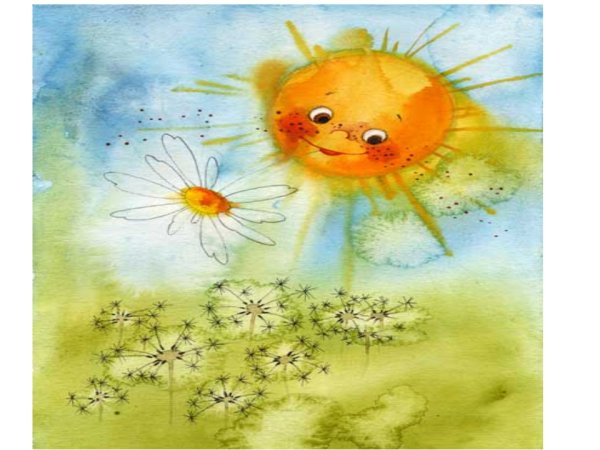 Солнечный день рисунок