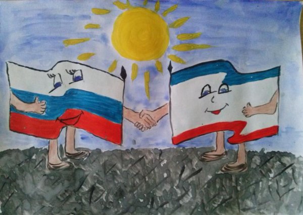 Рисунки посвященные России